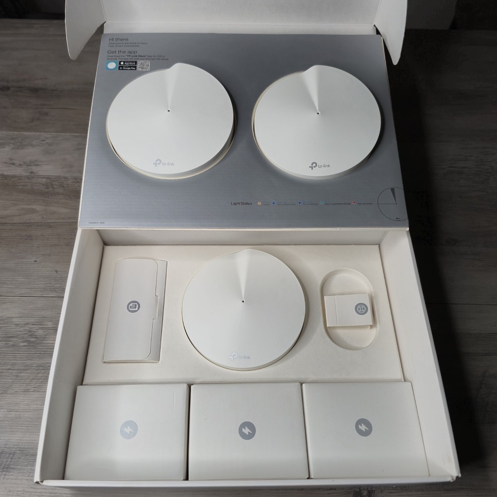 TP-LINK Deco M9 Plus AC2200 Smart Home Mesh Wi-Fi System (3-pack)